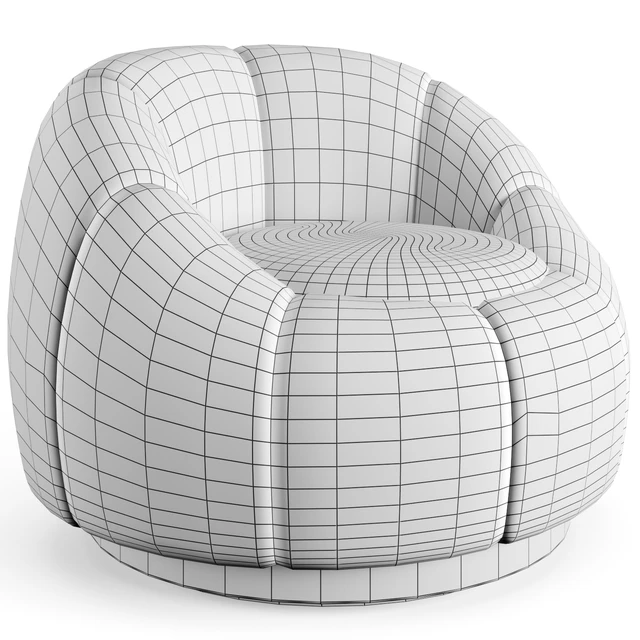 Swivel Chair Inger - Boucle Cream — Descargar