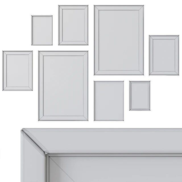 Set of 8 wall paintings 3007 — Descargar