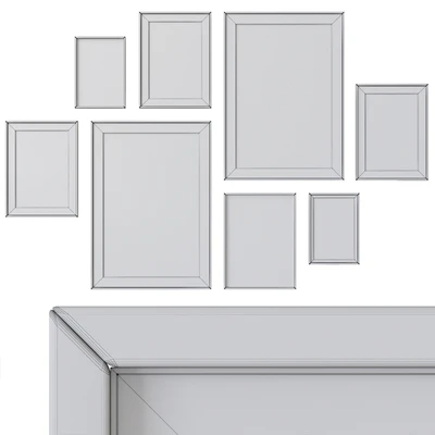 Set of 8 wall paintings 3007 — Ver 4