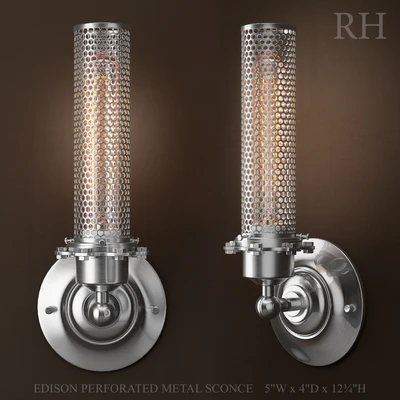 EDISON PERFORATED METAL SCONCE — Вид 5