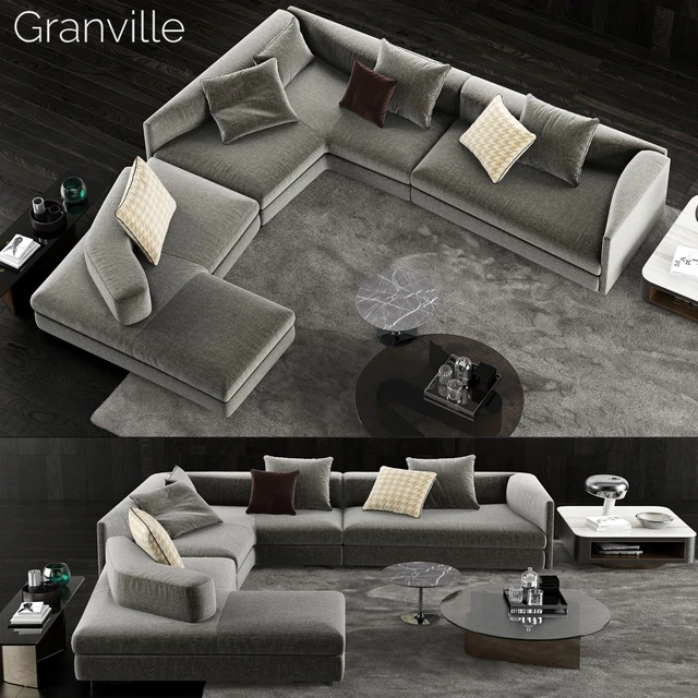 Minotti Granville Sofa 2 — Скачать