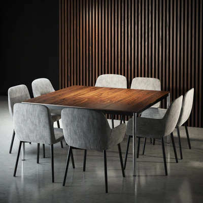 Minotti Flavin chair & Jorn table — Вид 3