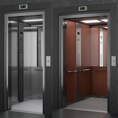 OTIS 2000 R elevator (5 cab finishes) — Ver 7