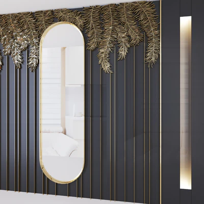 Wall palm leaves — Ver 4