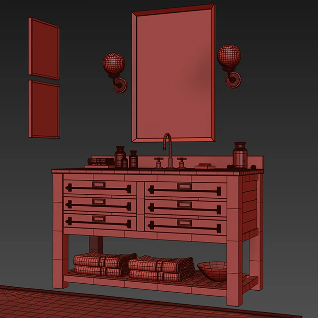 MERCANTILE EXTRA-WIDE SINGLE VANITY SINK — Скачать