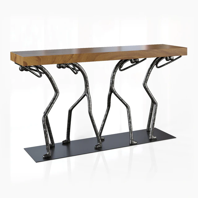 Atlas Small Natural Console Table — Скачать