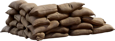 sandbag barrier 001 — Download