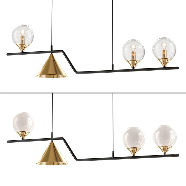 Nordic Style Black Chandelier — Descargar