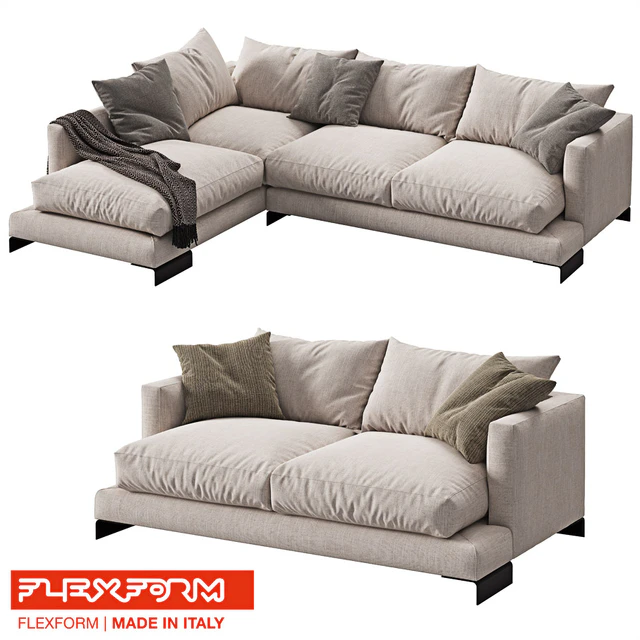 FLEXFORM LONG ISLAND 2 sofas — Descargar