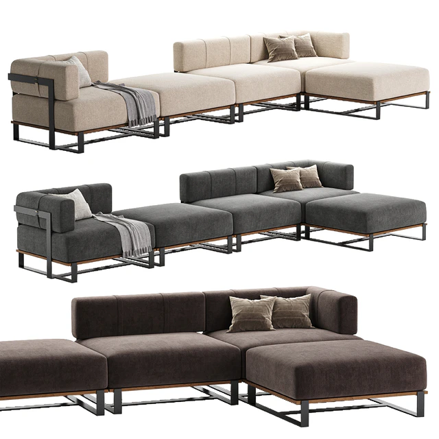 SALIM OUTDOOR SOFA 5 set — Скачать