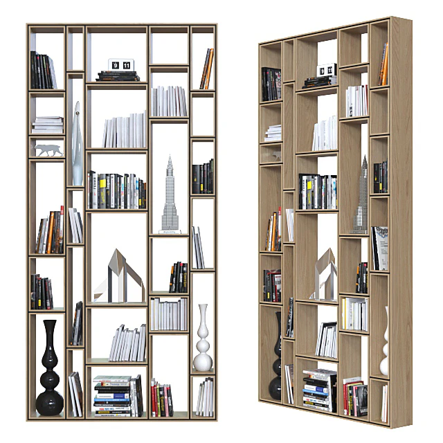 Double-sided shelving 013. — Download