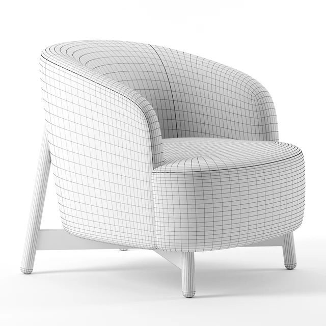 Copine armchair by Porada — Скачать