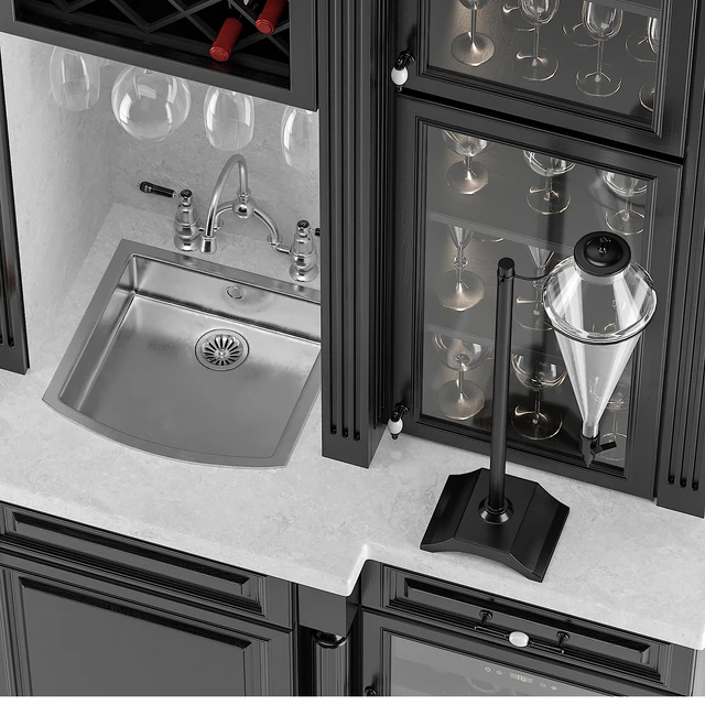Wine cabinet with sink — Descargar