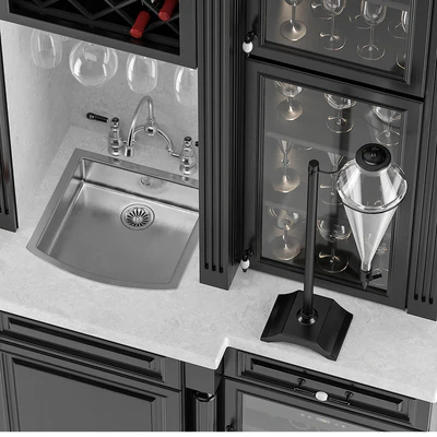 Wine cabinet with sink — Ver 4