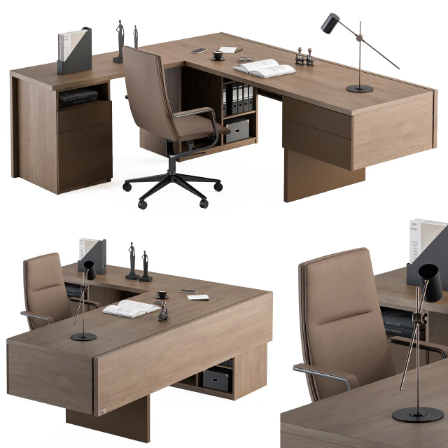 Boss Desk Wood and MDF - Office Furniture 243 — Descargar