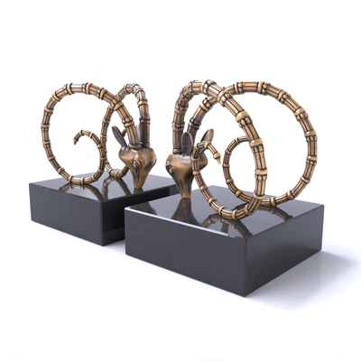 Book holder EICHHOLTZ Bookend Ibex set of 2 — Ver 3