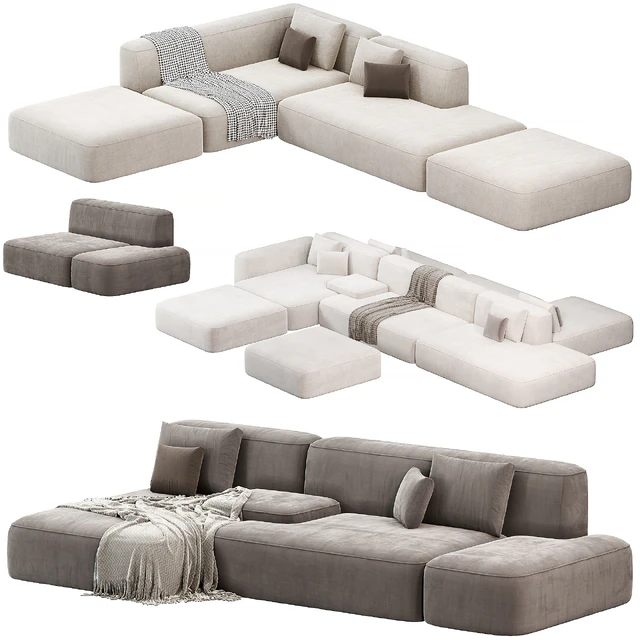 Lema Cloud Modular Sofa Set by lemamobili, sofas — Descargar