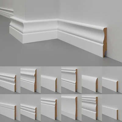 Skirting boards MDF Madest Decor (28 pieces) — Ver 4