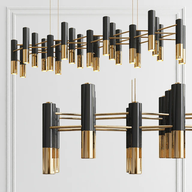 Suspension Linear Chandelier - 3 type — Descargar