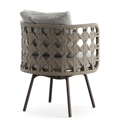Minotti Torii Nest Lounge Little Armchair — Вид 7
