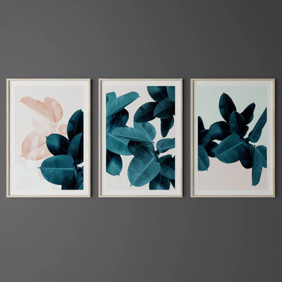 Set of Tropical Leaf Print — Вид 1