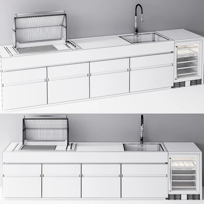 Outdoor Kitchen Island Fesfoc Krakatoa — Ver 4