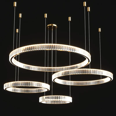 Modern Crystal Chandelier Set — Ver 5