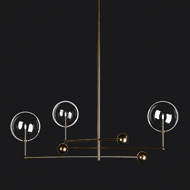 RESTORATION HARDWARE GLASS GLOBE MOBILE CHANDELIER 46 — Descargar