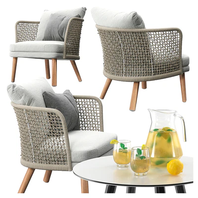 Varaschin Emma Lounge armchair set — Ver 1