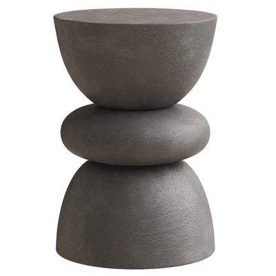 Table dappoint ronde bois de manguier Benno — Ver 5