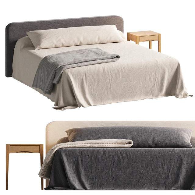 Кровать Zara Home с тумбой — Скачать
