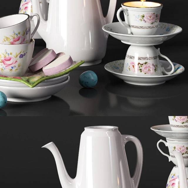Decorative set Provence, service — Descargar