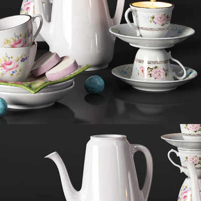 Decorative set Provence, service — Ver 3