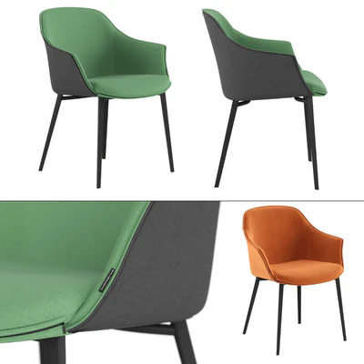 Chair Kedua metal legs by Mobliberica — Ver 1