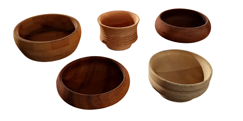 wooden bowls pack 001 — Скачать