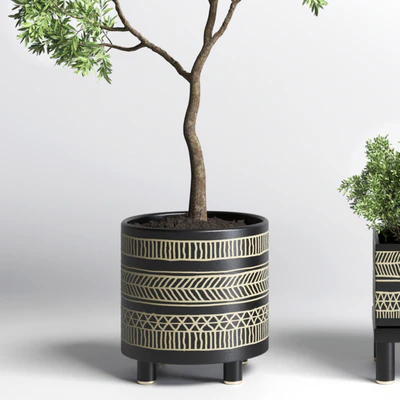 Collection Indoor plant 132 vase handmade pottery plant tree pot — Вид 6