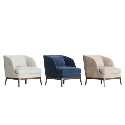 Crate & Barrel Seychelles Wood Trim Chair — Ver 3