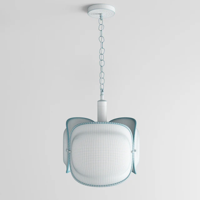Colored glass pendant lamp Lampatron TRINO — Descargar
