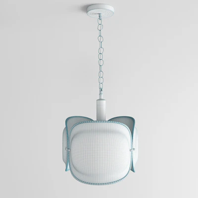 Colored glass pendant lamp Lampatron TRINO — Ver 3