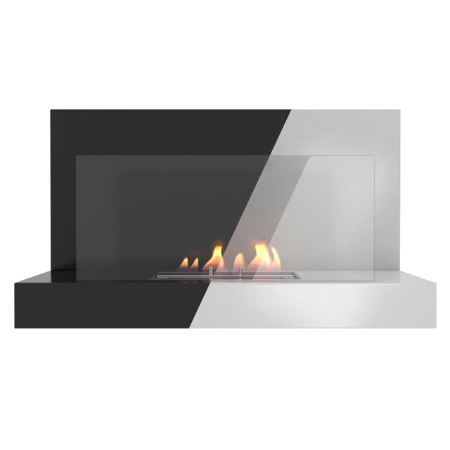 Animated fireplace Clement Nero / Bianco — Descargar