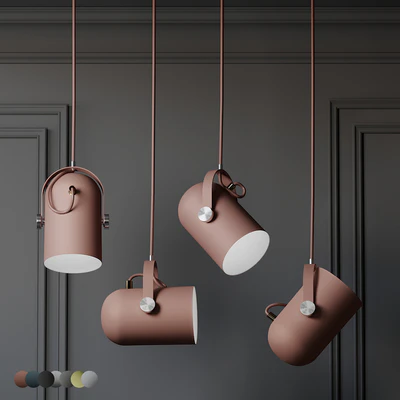 Warmly - Modern Nordic Angled Drop Lights - 7 Colors — Вид 1