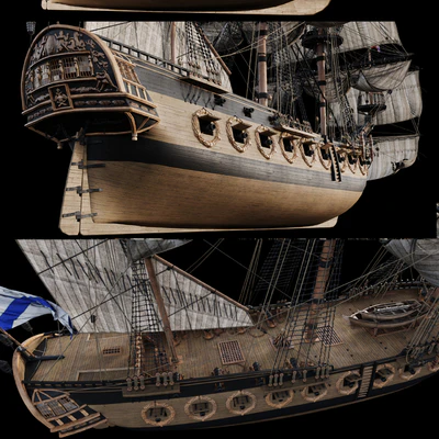Sailing frigate Oliphant 1705 — Ver 5