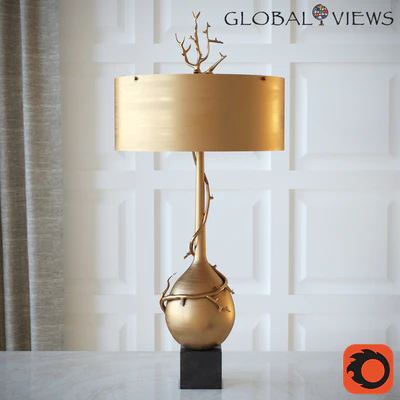 Twig Bulb Lamp-Brass — Вид 1