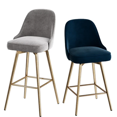 WEST ELM Mid-Century Velvet set — Ver 2