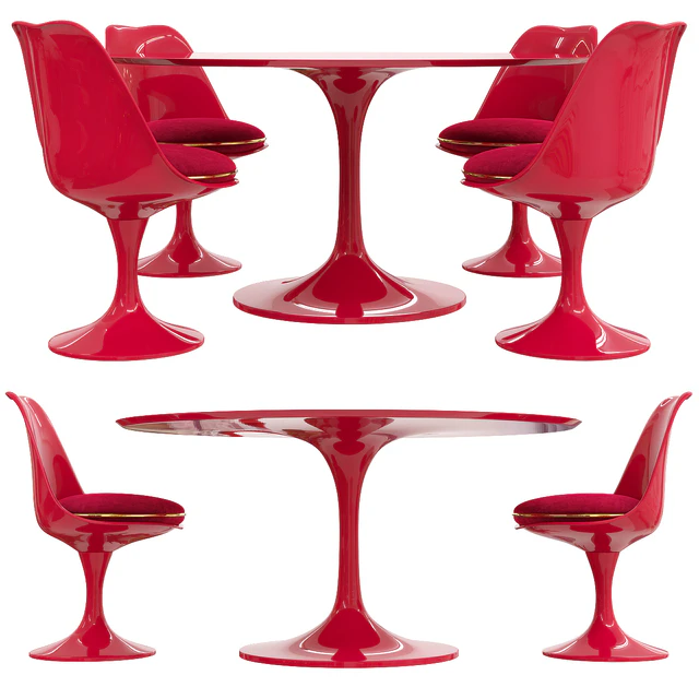 Saarinen tulip table chairs — Descargar