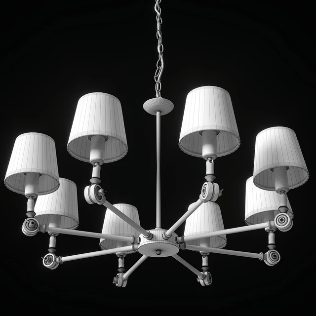Dantone Home   Chandelier Kingston with 8 light bulbs — Descargar