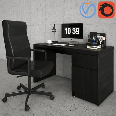 Millberget and Malm Desk — Вид 1
