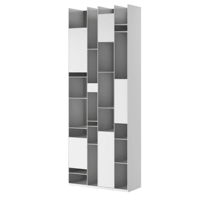 random box bookcase with doors by mdf italia — download