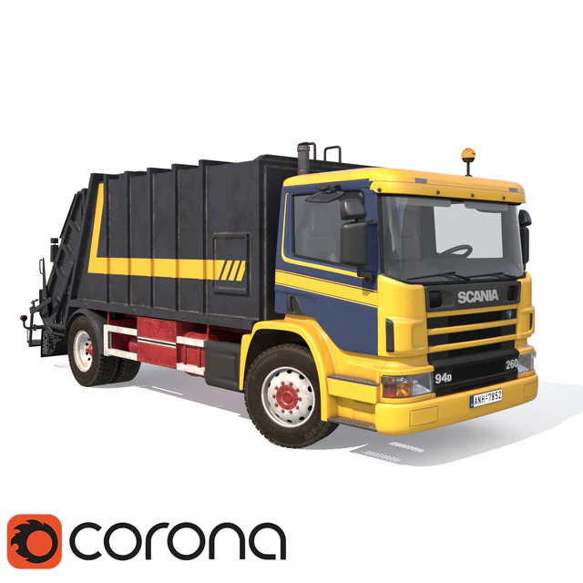 SCANIA-P94-GARBAGE-TRUCK — Скачать
