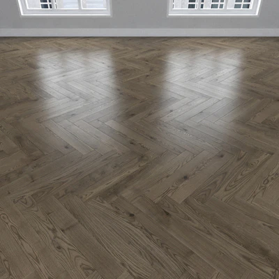 Parquet Oak, 3 types: herringbone, linear, chevron. — Ver 3